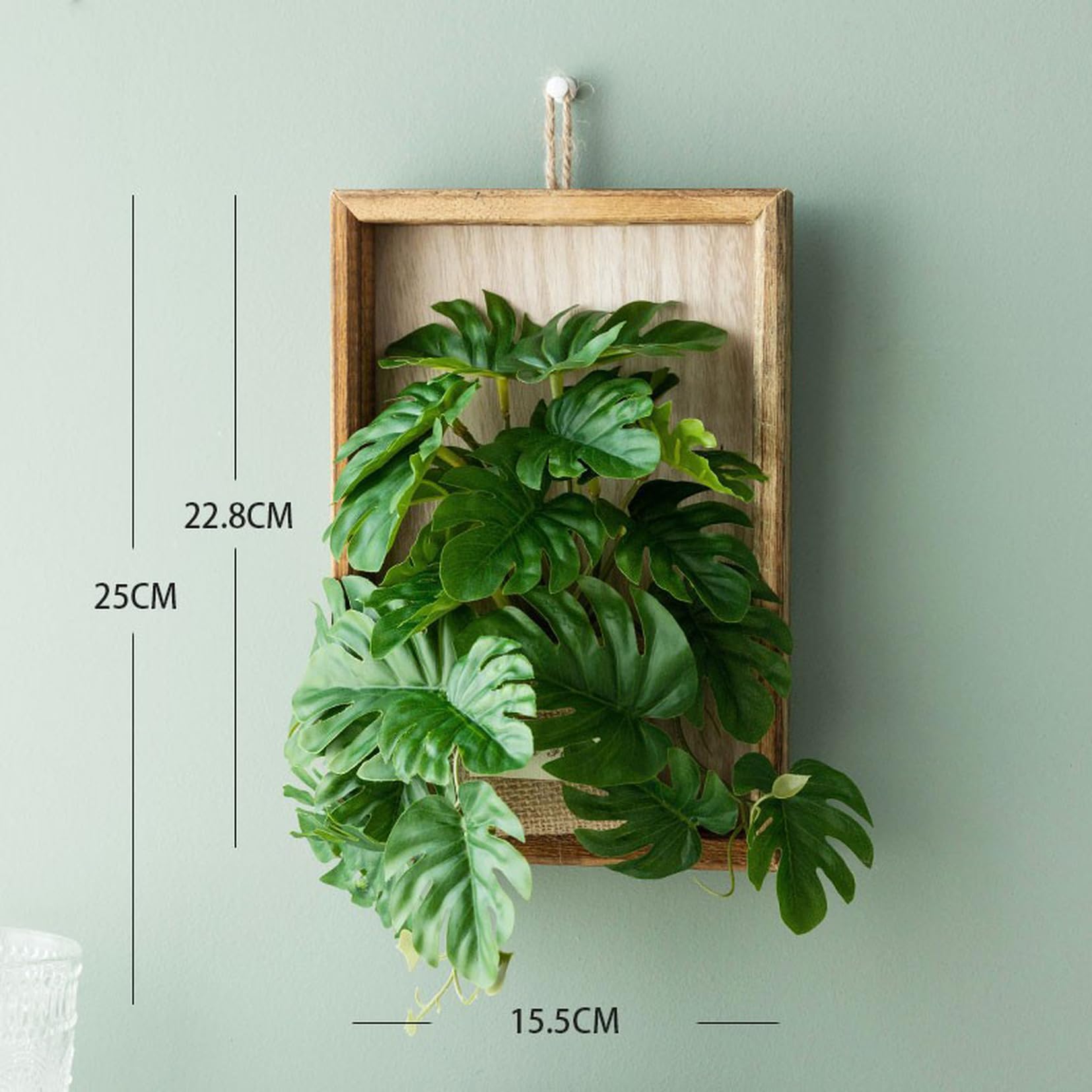 Amazon｜HGJH 人工観葉植物 壁掛け 観葉植物 フラワー2 ミニ
